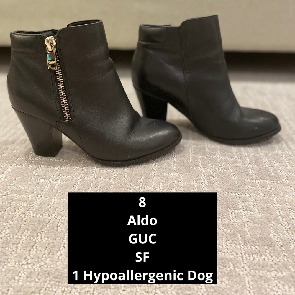 Size 8 Aldo Leather Ankle Boot